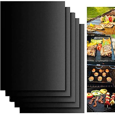 BBQ Baking Cooking Baking Mat Oven Reusable Non-stick Protective Mat Outdoor Indoor Suitable for Heat Resistant Grill Mat