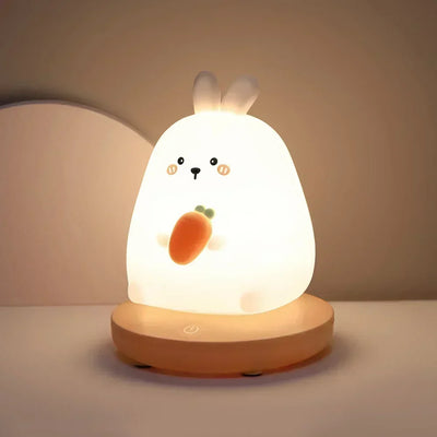 Newest Official Genshin Impact Hu Tao LED Night Light USB Rechargeable Silicone Night Lamp Table Lamp for Bedroom Decor Gifts