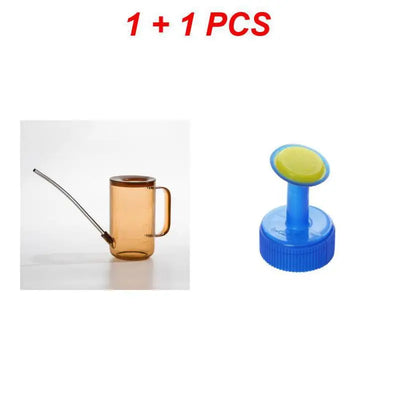 Long Spout Watering Can - Stainless Steel With Transparent Scalefor Precise Watering Of FlowersPotted Plants, And Greenery