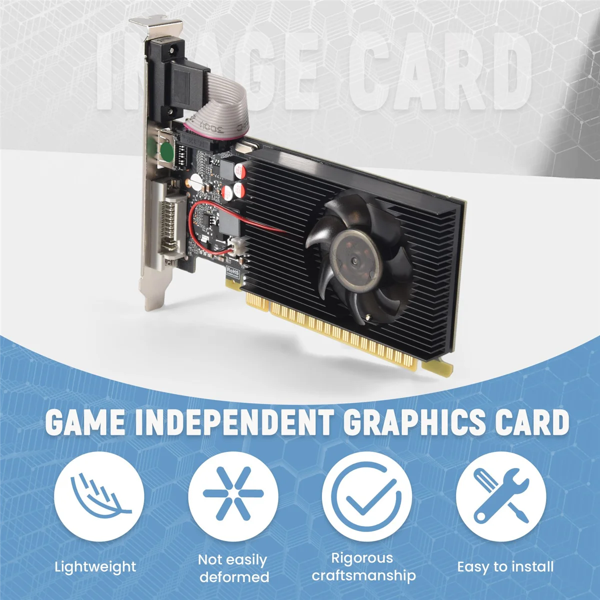 GT730 image Card 64Bit GDDR3 GT 730 D3 Game Video Cards GeforceHDMI Dvi VGA Video Card