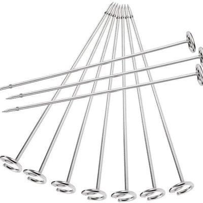 Stainless Steel BBQ Skewers for Air Fryer/Oven - Vertical Grill Kebab Rack