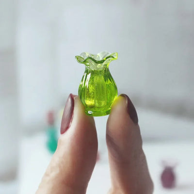 Dollhouse Miniature Food And Play Scene Model Doll Mini Ceramic Pottery Vase Doll Miniatures Classic Miniature Toy Home Decor