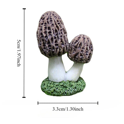 1pc Simulated mushroom ornaments Garden resin DIY Flower Pot Decoration Moss Microlandscape Home decoration accessories