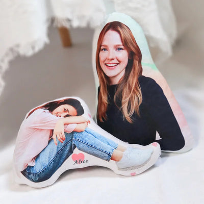 Personalized Photo DIY Humanoid Cushion Couple Toys Dolls Stuffed Boyfriend Pillow Doll Custom Father Lifesize Picture Cushion