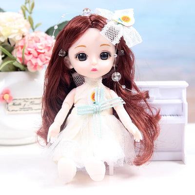 Mini multi-joint Molly girl doll 17 cm changeable constant tide confused Barbie doll