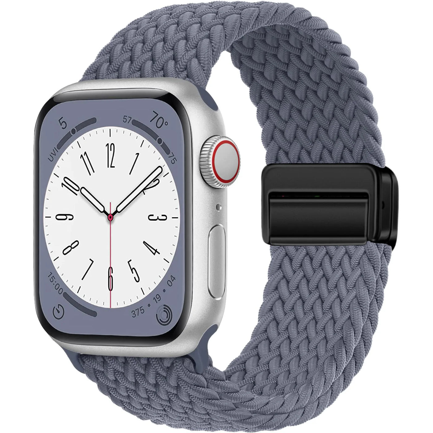 Braided Strap For Apple Watch Band 40mm 45mm 41mm 44mm 49mm 38 magnetic buckle Nylon Bracelet iWatch series se 7 5 6 8 9 Ultra 2