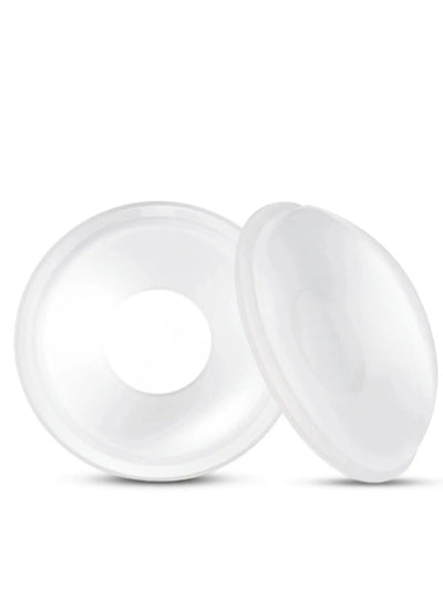 2PCS SILICONE BREAST MILK COLLECTOR SET | BPA FREE REUSABLE BREAST PUMP SAVER | ANTI-LEAKAGE NIPPLE PROTECTOR FOR BREASTFEEDING MOMS