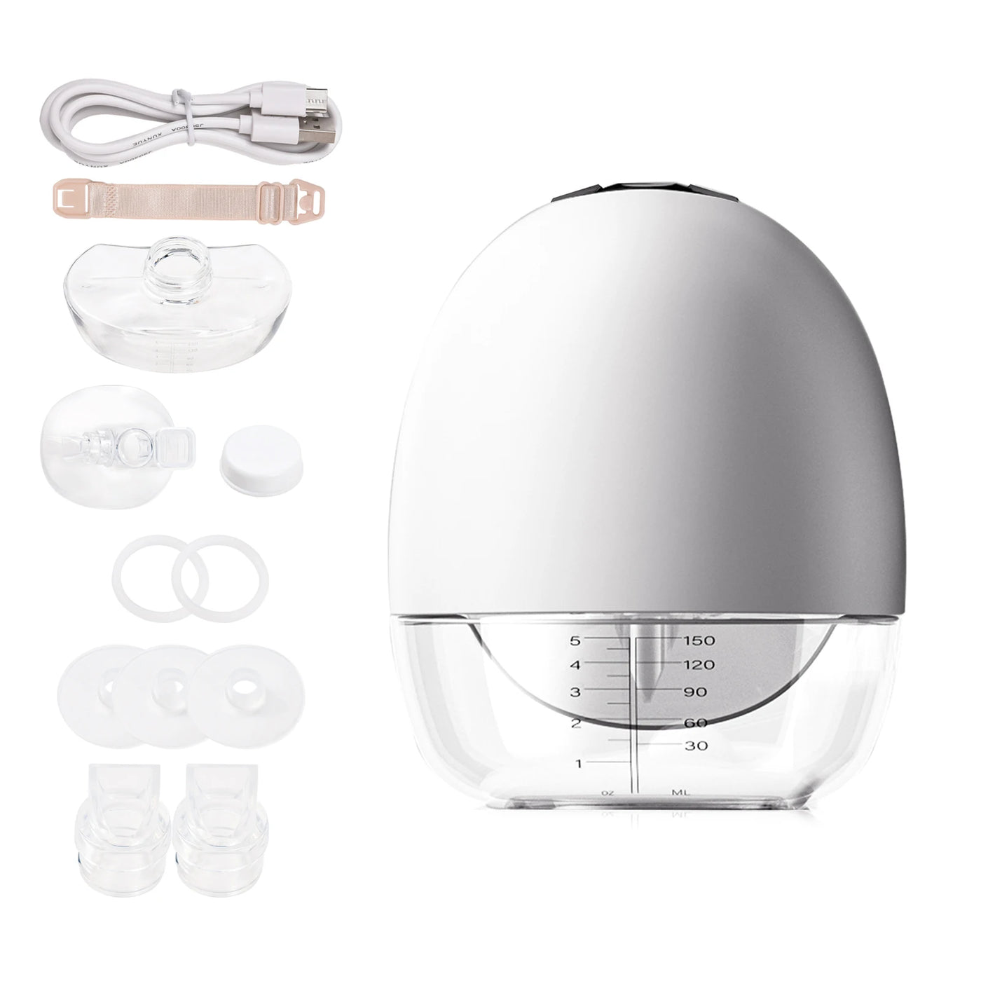 Wearable Breast Pump Hands Free Electric Portable Wearable Breast Pumps BPA-free Breastfeeding Milk Collector