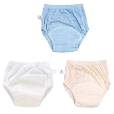 3PCS/LOT NEWBORN COTTON TRAINING PANTS SUMMER BABY SHORTS WASHABLE REUSABLE CLOTH DIAPERS INFANT NAPPIES