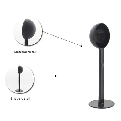 Portable Stand Coffee Spoon Tamping Scoop 2 in 1 for Coffee Powder Coffeeware Measuring Tamper Spoon Plastic Kitchen Accessories