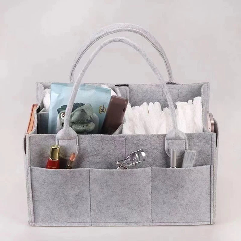 New Diaper Caddy - Nursery Storage Bin and  Miscellaneous storage bag Outdoor Mommy Bag Car Organizer for Diapers and Baby Wipes