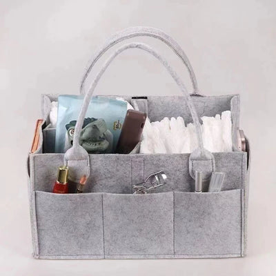 New Diaper Caddy - Nursery Storage Bin and  Miscellaneous storage bag Outdoor Mommy Bag Car Organizer for Diapers and Baby Wipes