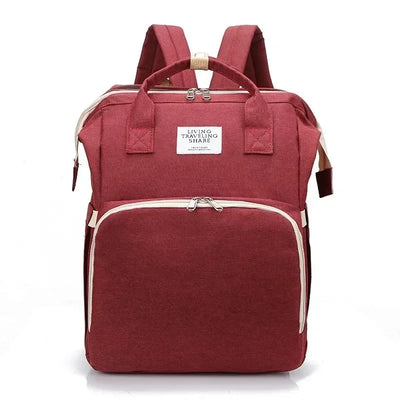 Lightweight Mother and Baby Bag Multifunctional Large Capacity Mom Bed Bag New Portable Folding Mommy Bag Crib Stroller Backpack