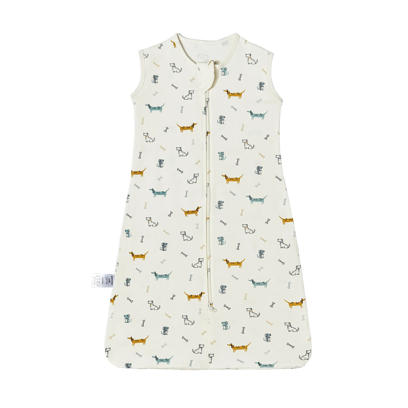 New Cotton Fabric Baby Sleeping Bags Sleeveless Vest Newborn Child Anti-kick Quilt Summer Thin Two Way Zipper Baby Sleeping Sack