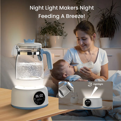 Sejoy 1.2L Baby Electric Kettle Infant Thermostatic Milk Regulator 24 Hours Hot Water Smart Insulation Pot