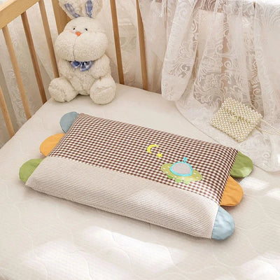 Cartoon Pattern Children's Pillow Removable Washable Baby Pillow with Zipper Household Breathable Cotton Boys Girls Pillow