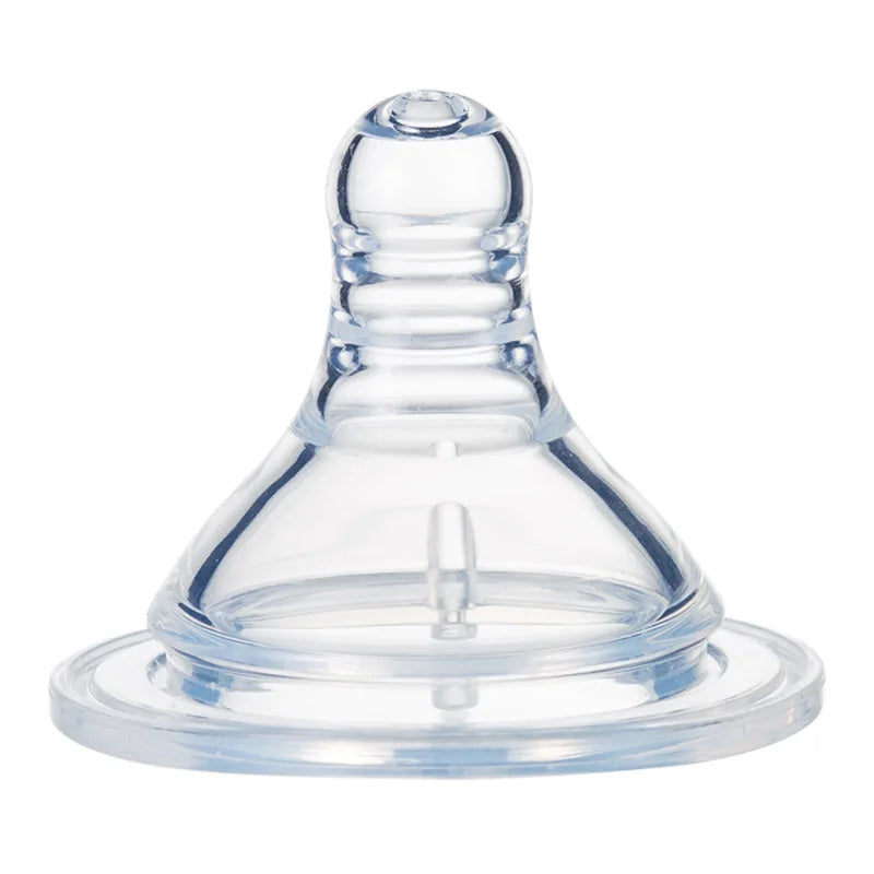 1 PC/3PCS Baby Silicone Wide Neck Soft Teats Nipple Circle Hole Cross Hole Baby Bottles Natural Flow Nipples BPA Free S/M/L Size