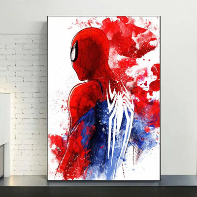 MINISO Marvel Movie Watercolor SpiderMan Superhero Canvas Posters Modern Home Wall Art Painting Print Picture Room Decor Murals