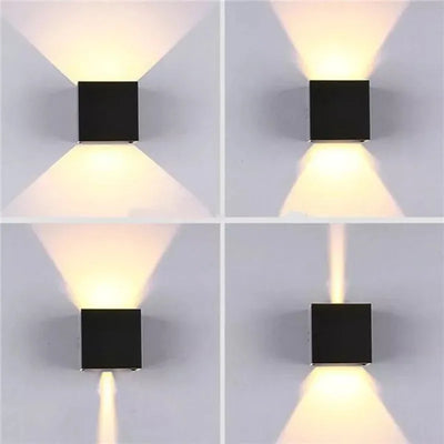 IP65 LED Wall Lamp Outdoor Sconce Balcony Porch Light Garden Yard Aisle Decor Lighting Indoor Bedside Lamp Aluminium AC110V 220V