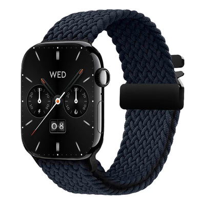 Braided Solo Loop Strap For Apple Watch band 44mm 45mm 46mm 40mm 41mm 42mm 49mm Bracelet iWatch Series Ultra 2 10 9 SE 8 7 6 5 4