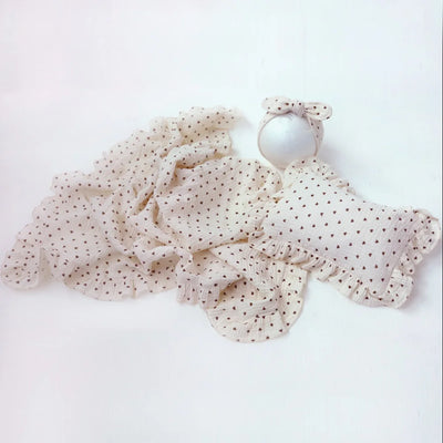 Newborn Props For Photography Soft Skin Friendly Double-Layer Cotton Blanket/Lace Pillow/Headband Photography Accessories