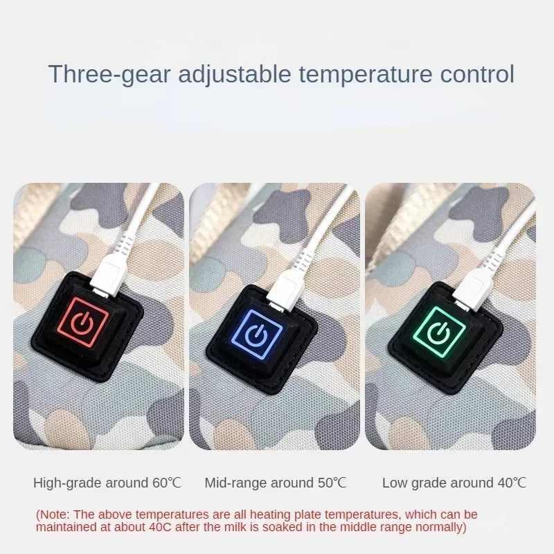 Baby Milk Warmer Baby Nursing Bottle Heater, Portable USB Bottle Warmer for Car, Outdoor Travel Accessories Outdoor Portable