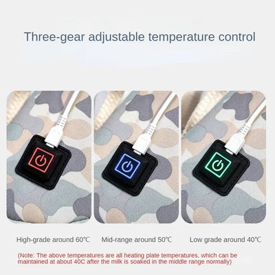 Baby Milk Warmer Baby Nursing Bottle Heater, Portable USB Bottle Warmer for Car, Outdoor Travel Accessories Outdoor Portable