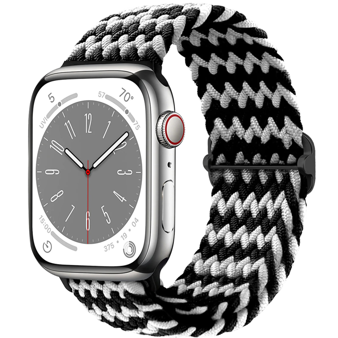 Braided Solo Loop For Apple watch band 45mm 44mm 40mm 49mm 38 41mm Elastic correa bracelet series 8 9 5 4 3 SE 6 7 Ultra 2 strap