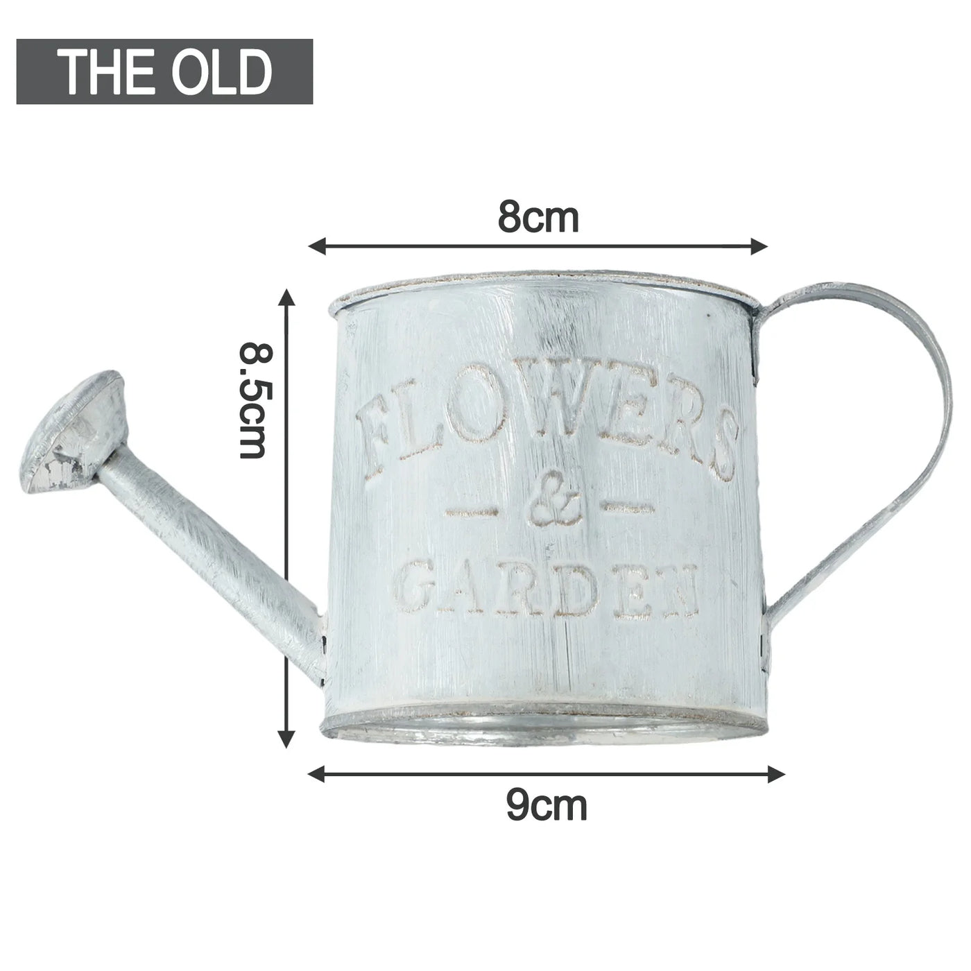 Vintage Watering Can Flower Kettle Retro Water Bucket Sprinkler Pot Iron Flower Pots Metal Vase Home Garden Decoration