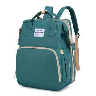 Folding Mommy Diaper Bags Baby Bed Fashion Women's Bag Maternity Nappy Diaper Bags Travel Milk Bottle Backpack Nursing Bags