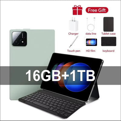 2024 Original Xioami Pad 6S Pro Tablet Android14 Snapdragon888 11Inch HD 16GB+1TB 12000mAh 5G Dual SIM Bluetooth WiFi GPS Tables