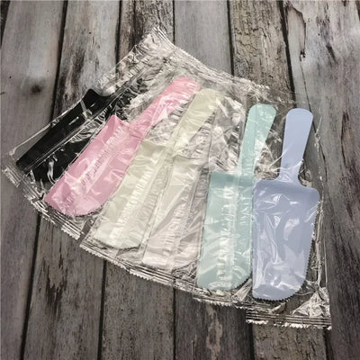 1pc Pizza Cutter Plastic Cake Knife Pie Cutter for Cheese Dessert Cutlery Bakeware Cake Spatula Tool Wedding Cake Slicer