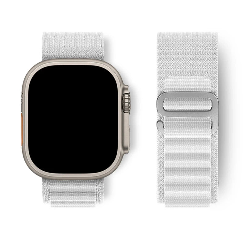 Alpine loop Strap for Apple watch Ultra Band 49mm 45mm 46mm 44mm 41mm 42mm 40mm Nylon bracelet correa series 10 9 8 7 SE 6 5 4 3