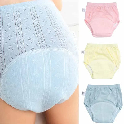 3PCS/LOT NEWBORN COTTON TRAINING PANTS SUMMER BABY SHORTS WASHABLE REUSABLE CLOTH DIAPERS INFANT NAPPIES