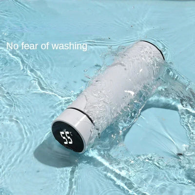 500ml Stainless Steel Thermos Bottle with Digital Temperature Display LED Intelligent Temperature Measurement Cup Vacuum Flask
