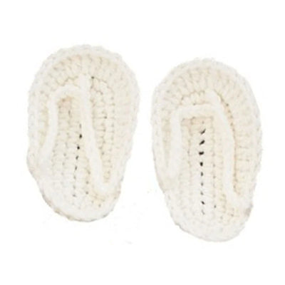Newborn Photography Prop Accessories 1 Pair Baby Knitted Slippers Mini Handmade Crochet Shoes Boys Girls Fotografia Flip-flops