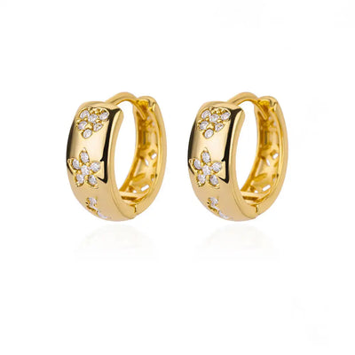 Stainless Steel Rabbit Butterfly Earrings for Women Gold Color Hoop Earrings 2024 Trending Aesthetic Jewelry pendientes mujer