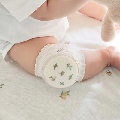 Cute Cotton Baby Knee Pads Sponge Cartoon Design Crawling Toddler Protective Gear Cloth Accessories Elbow Pads Infant