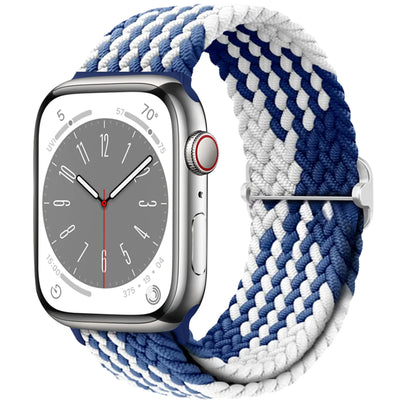 Braided Solo Loop For Apple watch band 45mm 44mm 40mm 49mm 38 41mm Elastic correa bracelet series 8 9 5 4 3 SE 6 7 Ultra 2 strap