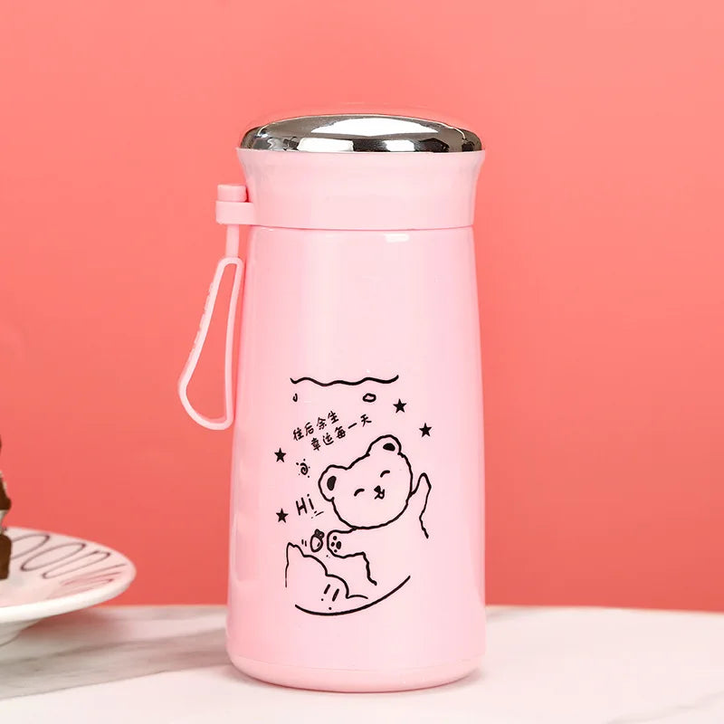 Thermo Bottles For Coffee Water Children's Lucky For Water Coffee Tea Creative 280ml Wholesale Drinkware Water Bottle Bear Cup