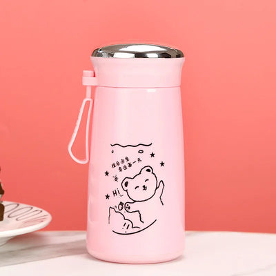 Thermo Bottles For Coffee Water Children's Lucky For Water Coffee Tea Creative 280ml Wholesale Drinkware Water Bottle Bear Cup