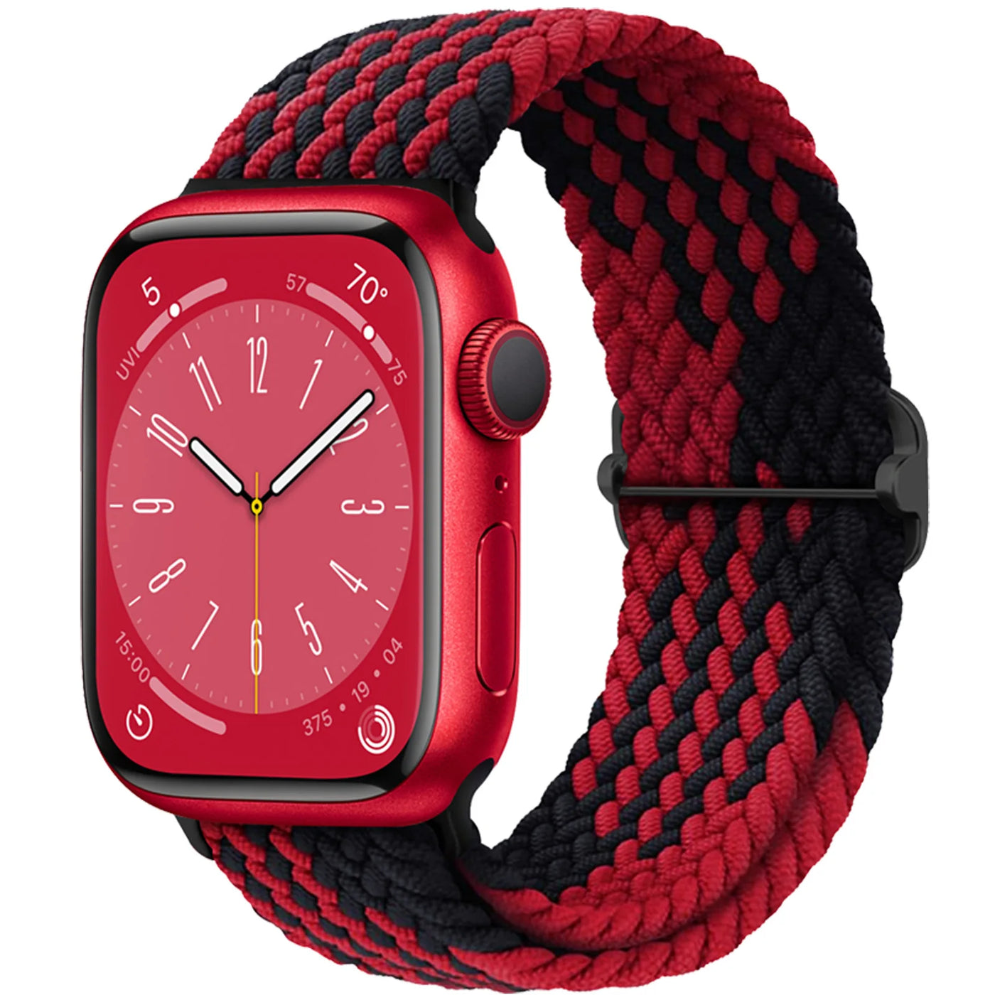 Braided Solo Loop For Apple watch band 45mm 44mm 40mm 49mm 38 41mm Elastic correa bracelet series 8 9 5 4 3 SE 6 7 Ultra 2 strap