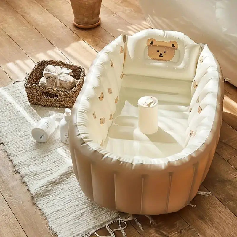 2025 New Inflatable Bathtub for Infants and Young Children, High Beauty Baby PVC Bathtub, Foldable Bathtub, Gaming Pool