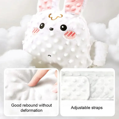 Babies Soothing Palms Pat Sleep Cute Plush Toy Baby Sleep Aid Electric Automatic Baby Patting Sleeping Doll with Remote Control