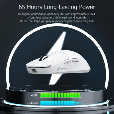 Attack Shark X11 PAW3311 Bluetooth Mouse, Triple Mode Connectivity, Touch Magnetic Charging Dock, Ultra-Light Gaming Mouse