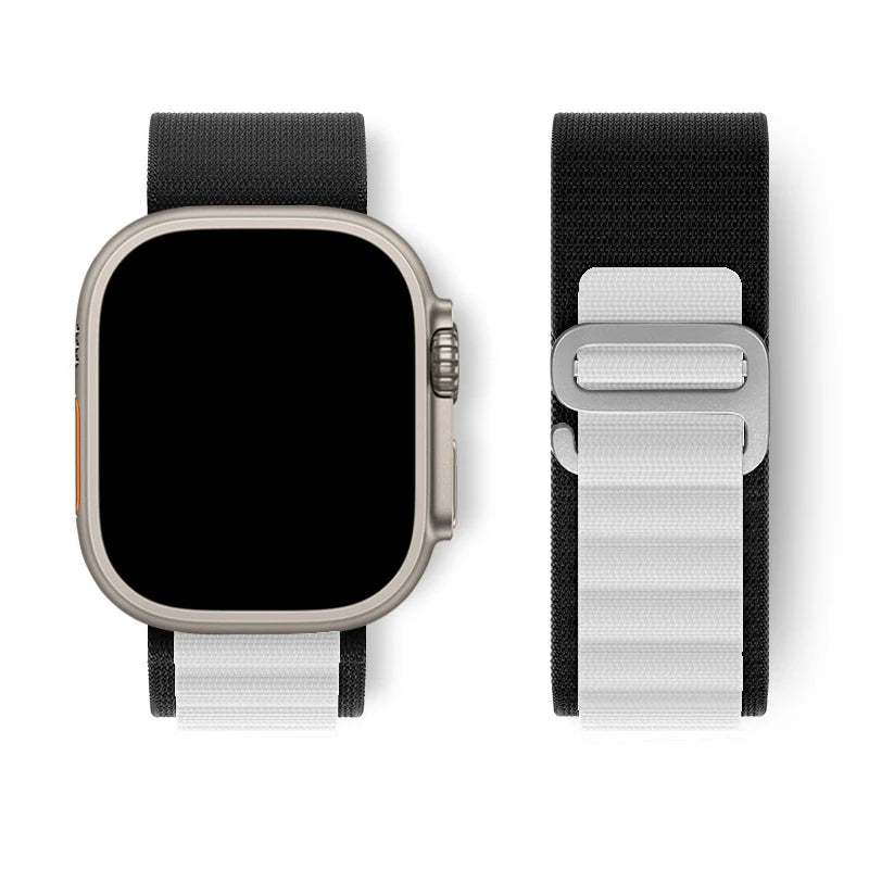 Alpine loop Strap for Apple watch Ultra Band 49mm 45mm 46mm 44mm 41mm 42mm 40mm Nylon bracelet correa series 10 9 8 7 SE 6 5 4 3