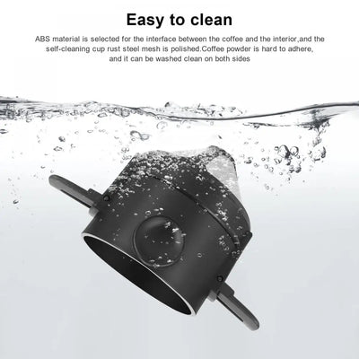 Coffee Filter Stainless Steel Easy Clean Portable Foldable Reusable Coffee Funnel Paperless Pour Over Holder Coffee Dripper