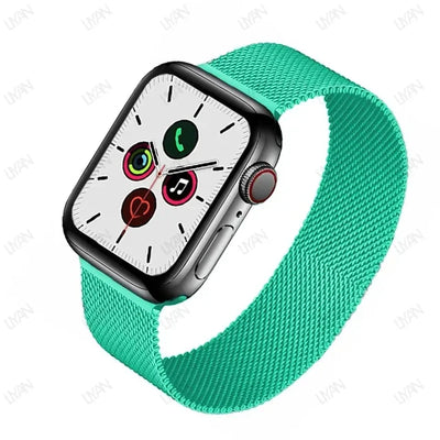 Milanese Loop for apple watch band 44mm 45mm 40mm 41mm 38-42mm pride bracelet iwatch series 9 8 7 6 SE 5 4 3 ultra 2 49mm strap