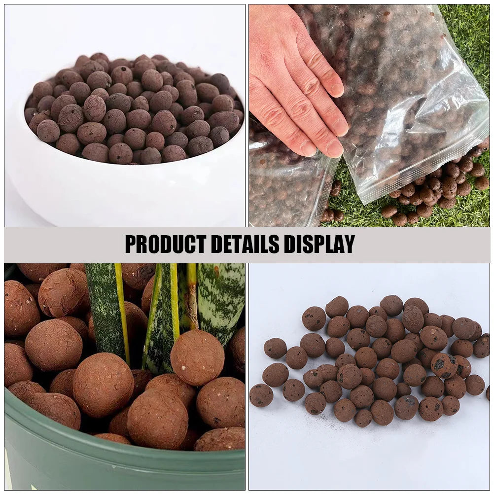 Succulent Soil Ceramsite Decorative Rocks for Indoor Plants Pebble Natural Clay Stones