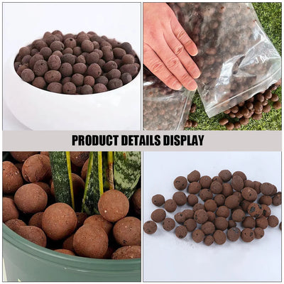 Succulent Soil Ceramsite Decorative Rocks for Indoor Plants Pebble Natural Clay Stones